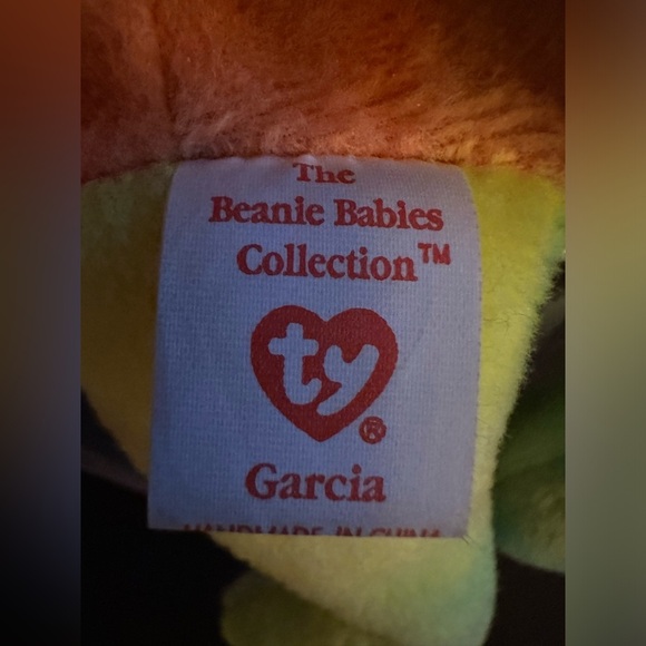 TY "Garcia" the Bear Retired Beanie Baby ERRORS RARE - MINT NEW WITH TAGS - Picture 4 of 7